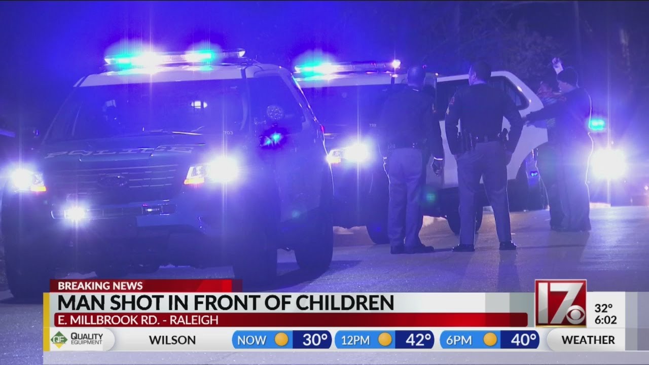 Raleigh police investigating after man shot in front of wife, 3 kids ...