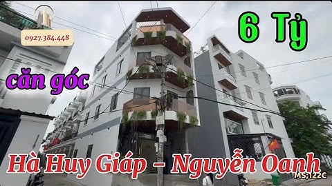 Nhà Quận 12 - Ngã Tư Ga + Hà Huy Giáp - Diện Tích 4,5 X 17M - Đường To Thông - Giá Chỉ 6Tỷ Hơn.