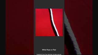 012363 - White Rope on Red