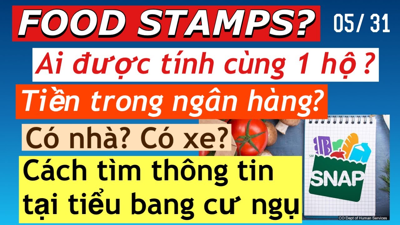 #346]Thắc Mắc Food Stamps/ Cách Tìm Thông Tin Food Stamps Tại Tiểu Bang Đang Cư Ngụ