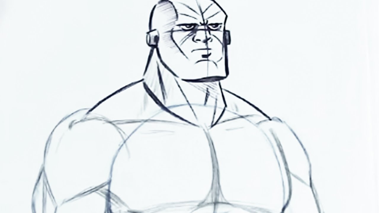 How to Draw Superhero Muscles (Step by Step) - YouTube