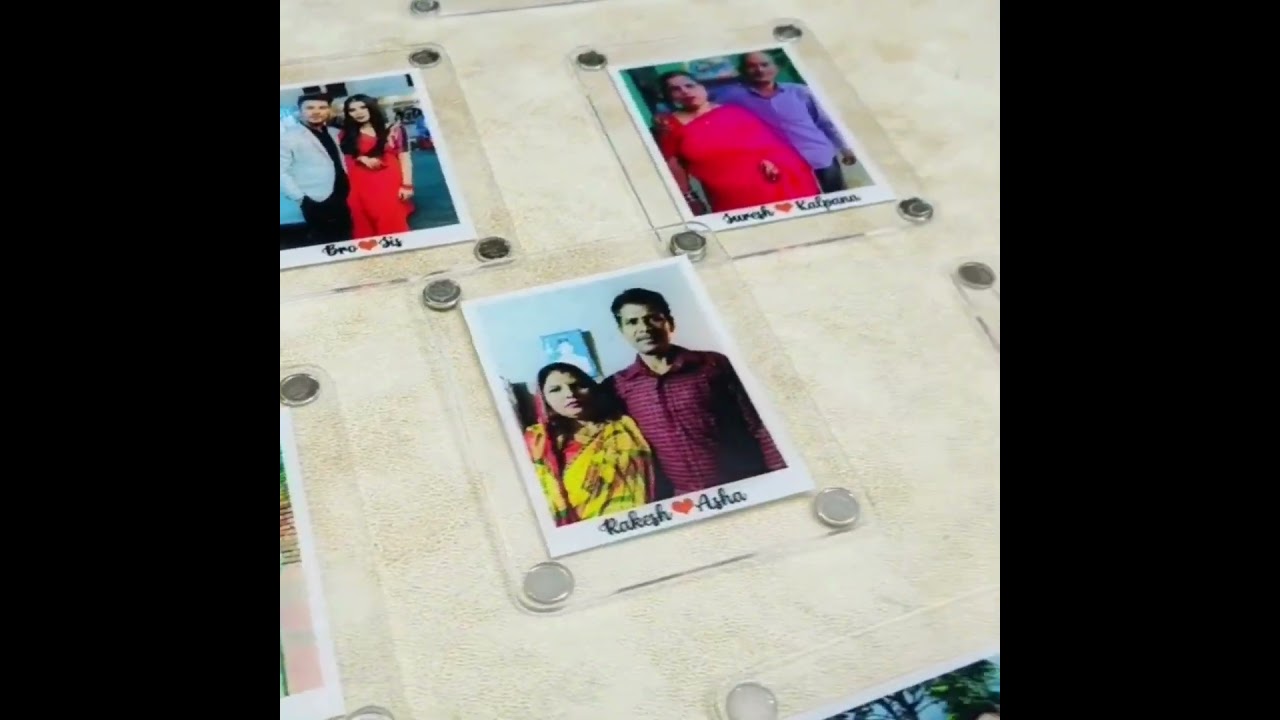 Custom Polaroid Fridge Magnets