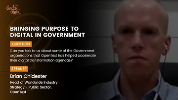 Government Organizations that OpenText has helped accelerate their digital transformation agendas