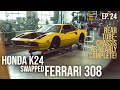 Honda K24 Ferrari Build - Ep. 24 - Replacing the Chassis Pieces I Chopped Up (4K)