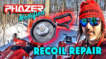 How To Fix Repair Recoil 1984-1998 Yamaha Phazer 1 2 BEST SNOWMOBILE RECOIL ROPE