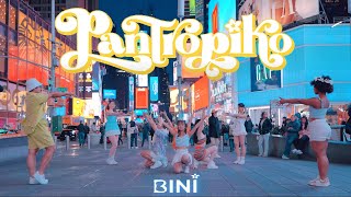 [PPOP IN PUBLIC NYC TIMES SQUARE] BINI - 'PANTROPIKO' Dance Cover by F4MX | NEW YORK