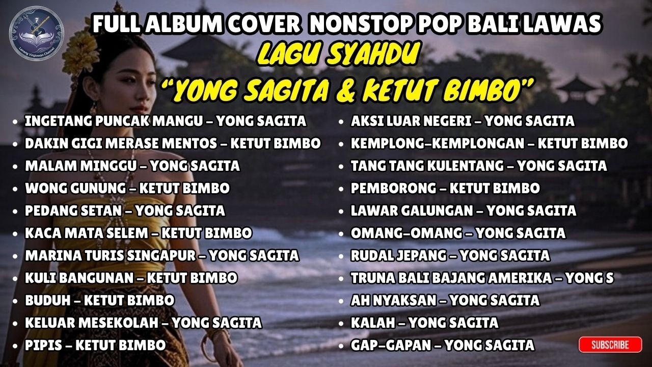 FULL ALBUM NONSTOP POP BALI LAWAS 😭 | LAGU SYAHDU YONG SAGITA & KETUT BIMBO