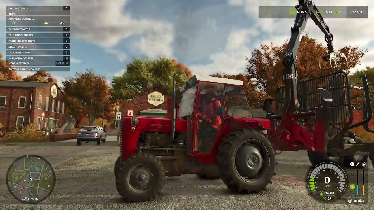 FARMING SIMULATOR 25 jesenje novembaracko sumarstvo prodaja drva