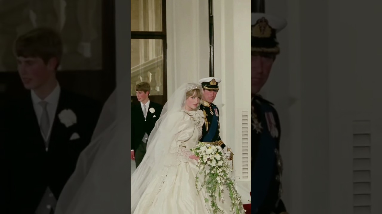 Wedding of Prince Charles and Lady Diana Spencer in 1981 