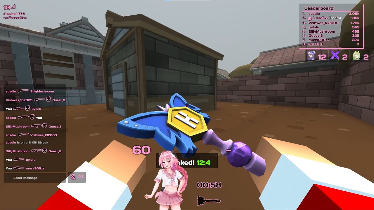 Krunker Evacuation Killfeed