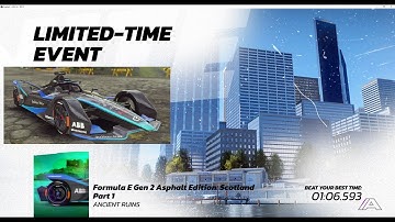 Asphalt Legends Unite | Formula E Gen 2 Asphalt Edition: Scotland Part 1 | Get 4th  Star ⭐ ⭐⭐ ⭐