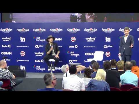 ESCKAZ in Lisbon: Press conference of Waylon (The Netherlands)