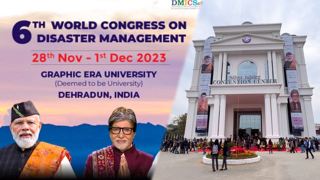 छठा विश्व आपदा प्रबंधन सम्मेलन 😮 || Graphic Era University 😍 || Disaster Management 😱