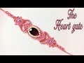 How to make a macrame bracelet: the Heart gate - Step by step macrame tutorial