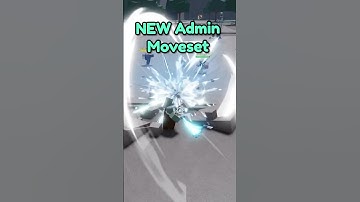 NEW Admin Moveset SHOWCASE 🔥🔥 ROBLOX #shorts The Strongest Battlegrounds