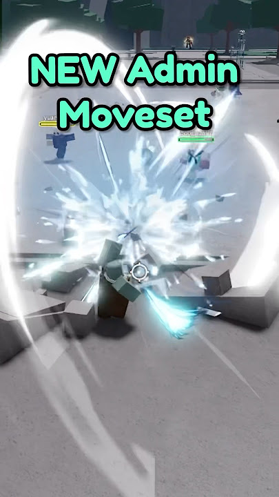 NEW Admin Moveset SHOWCASE 🔥🔥 ROBLOX #shorts The Strongest Battlegrounds