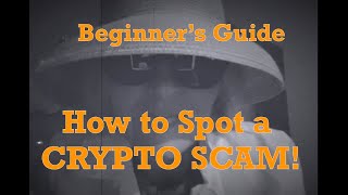 Beginner's Guide to Spotting a Crypto Scam!