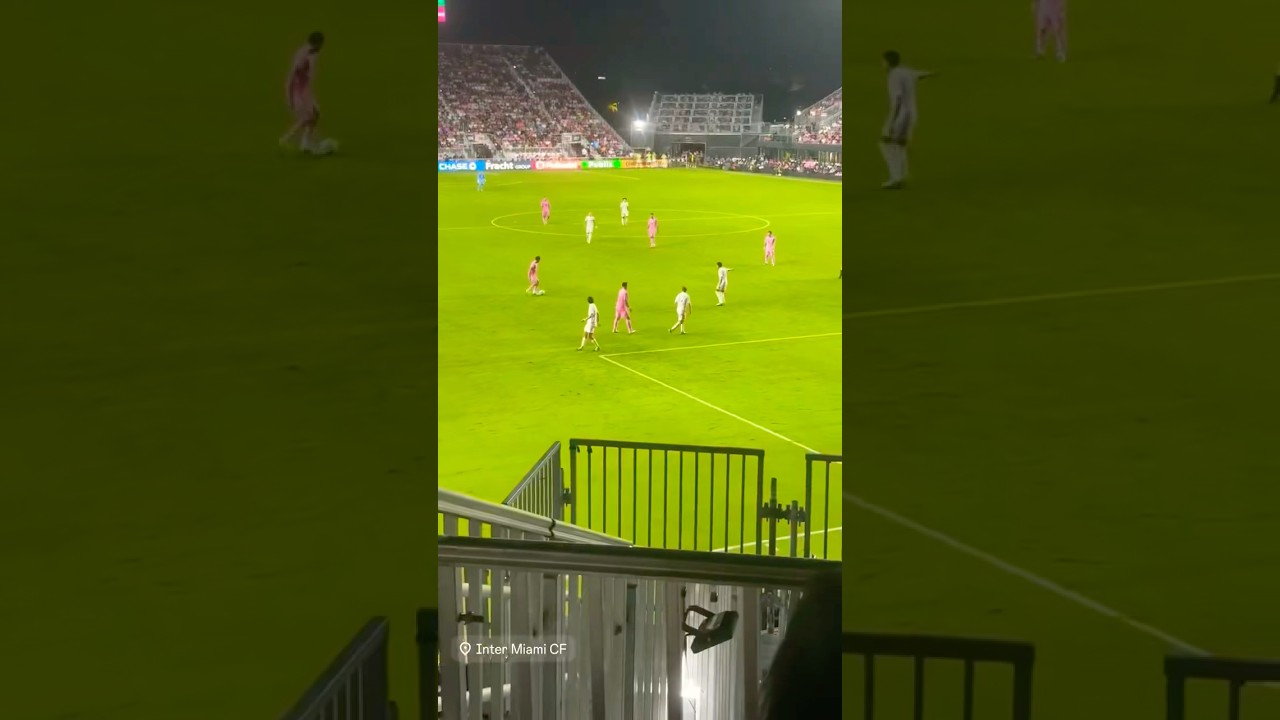 Stadium View of Messi Goal 💥for inter miami