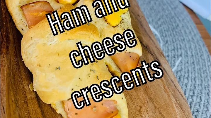 Ham and cheese crescents ( in less than 20 minutes...