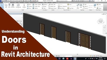 Revit Architecture Complete Tutorials for Beginners-Understanding Door Tool by sktacademy