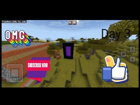 Survival series day 3 I build a nether portal #minecraft #op #viral # ...
