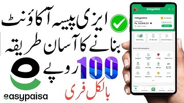 Easypaisa account banane ka tarika | easy paisa account kaise bnain | create easypaisa account