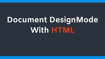 Document DesignMode With HTML