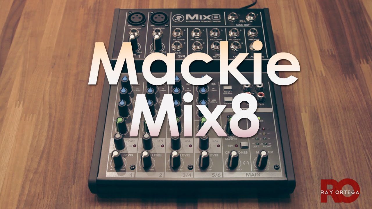 Mackie Compact Mix8 8-Channel Mixer