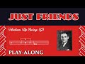 Just friends g  medium up swing  backing track