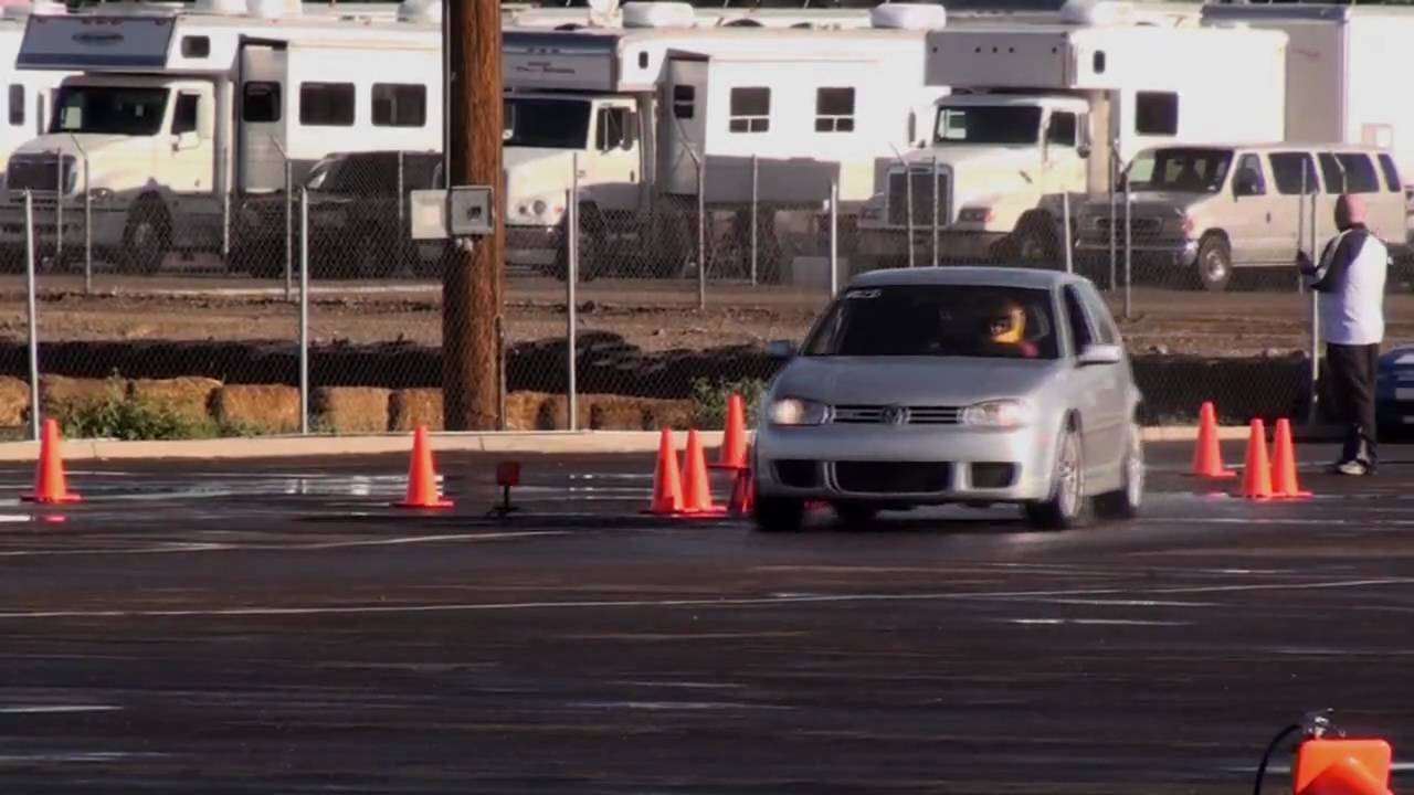 AutoCross - Run Group [A] - VW R32 - YouTube