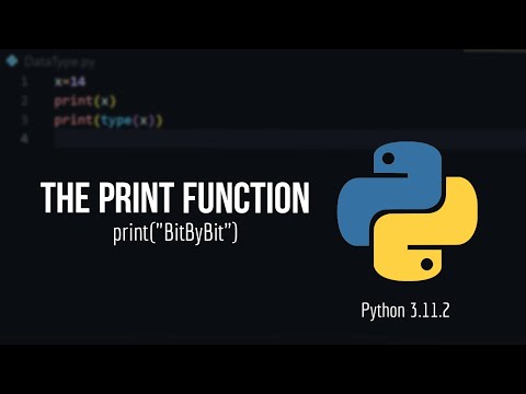 Python Tutorial #2 | Writing your first program in Python | The Print() Function