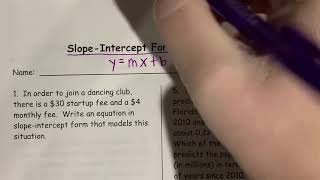 4.5 Notes (write linear equations from word problems and solve them)