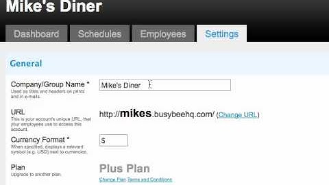 Customize Settings - Employee Scheduling Software
