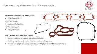 Automotive Sealing Solutions by Elring – Das Original  Understanding Shaft Seals and Elastomer Seals