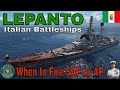 Wows Italian Battleships Lepanto World of Warships How to SAP Guide