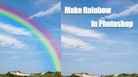 How To Add Realistic Rainbow To Photo In Photoshop