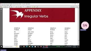Irregular Verbs / Simple Past