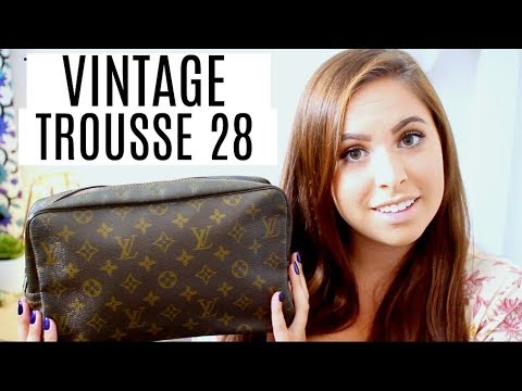 Louis Vuitton Trousse 28 MONOGRAM vintage