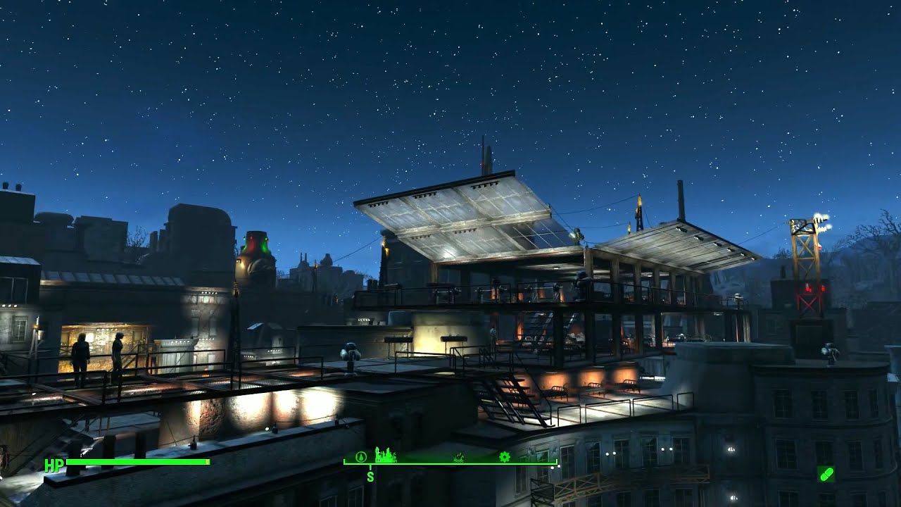 Before/After - A pretty big Fallout 4 settlement build, with a few twists.