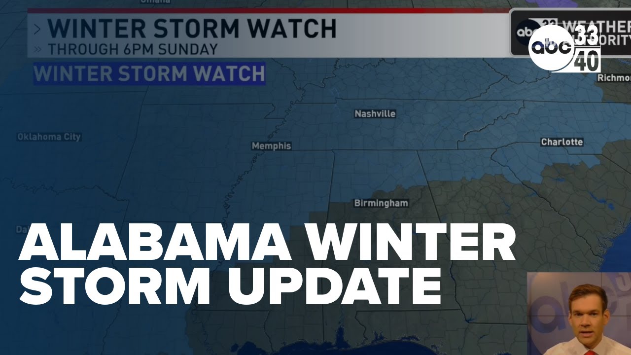 Alabama winter storm update | January 21, 2026 - YouTube