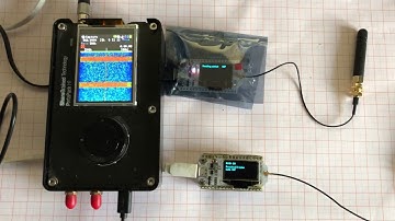 LoRa Tx / Rx + HackRF Waterfall