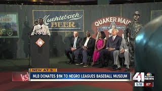 Mlb, players union donate $1m to negro leagues museum in kc