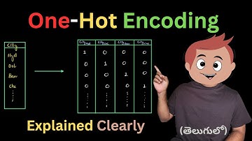 13. One Hot Encoding Explained in Telugu | Data Pre-Processing | Data Cleaning