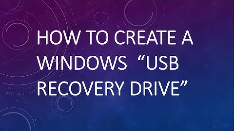 How to Create a USB Recovery Drive for Windows 8 | windows 8.1 | windows 10 | Repair disk