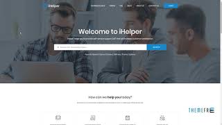 iHelper - Helpdesk and Knowledge Base Joomla Template        Farley T