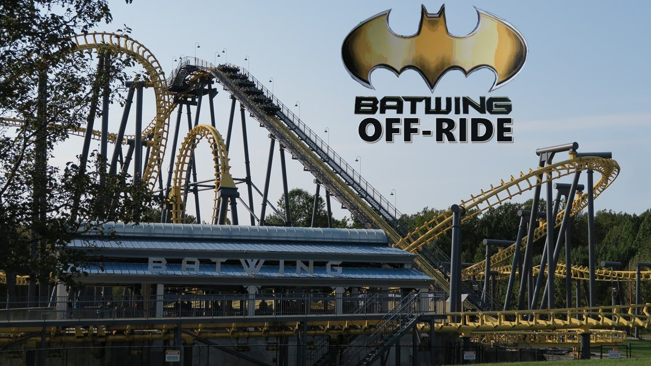 Batwing OffRide Footage, Six Flags America Vekoma Flying Dutchman