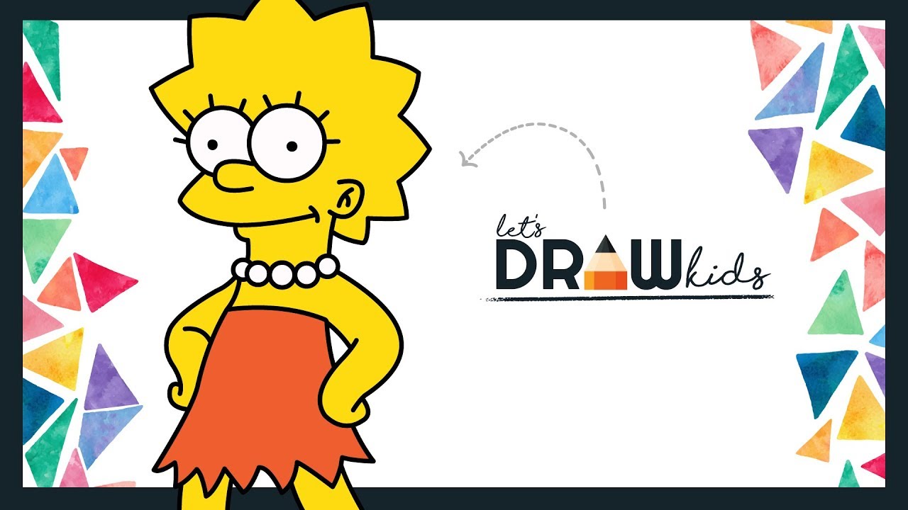 How To Draw The Simpsons Characters Simpsons Coloring Youtube