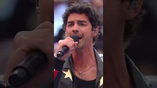 Sing it, Joe Jonas! 🎤🎶 #WrestleMania