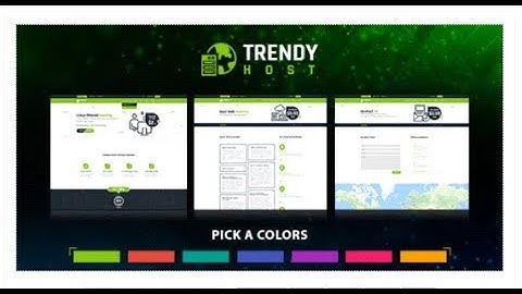 Trendy Host - Responsive Hosting HTML Template | Themeforest Templates