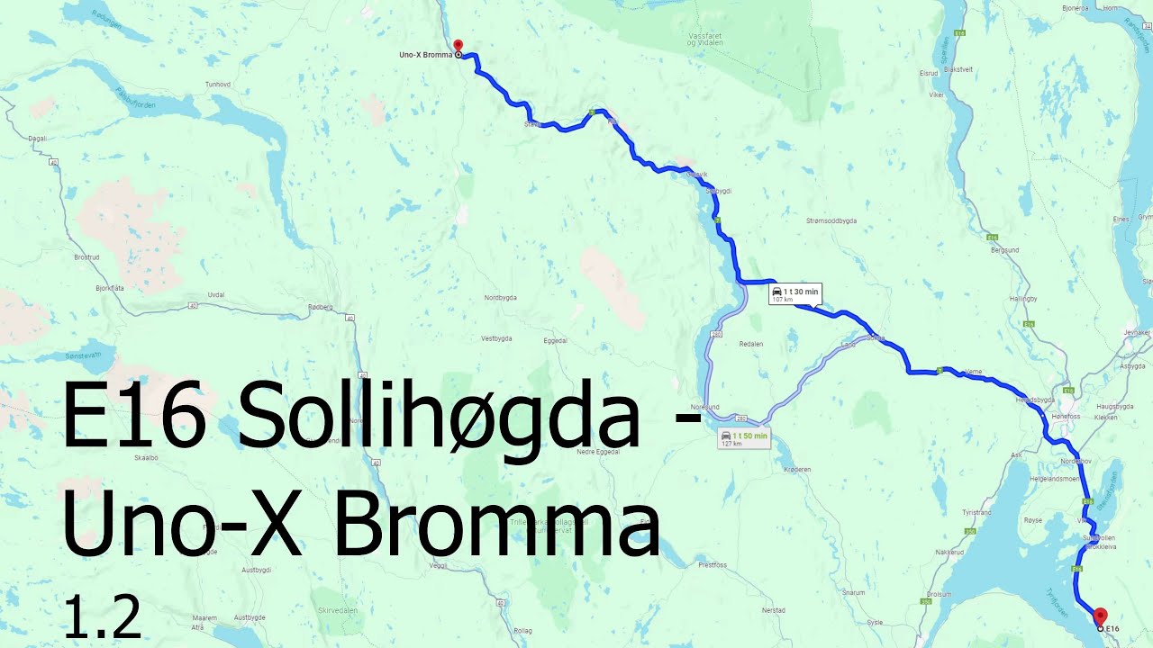 1.2 E16 Sollihøgda - Uno X Bromma - YouTube